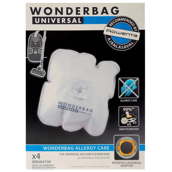 CONJ. 4 WONDERBAGS ENDURA UNIV. ANT. BACT. ROWENTA  - WB484720